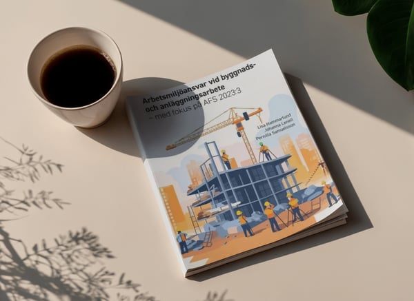Ny bok belyser arbetsmiljöansvaret i bygg- och anläggningsprojekt